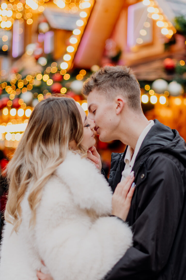 Sesja świąteczna na wrocławskim jarmarku | N&B