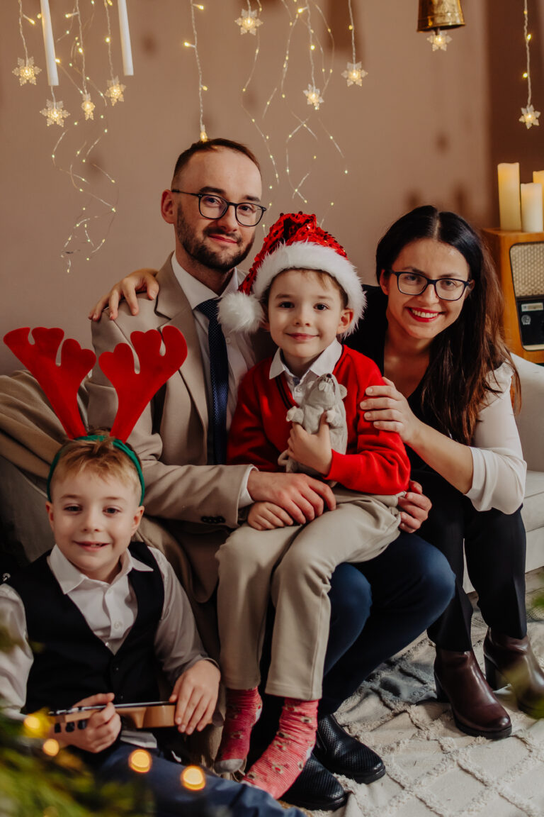 Rodzinna sesja świąteczna